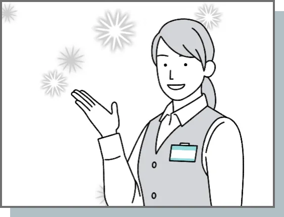 提案する男性のイラスト